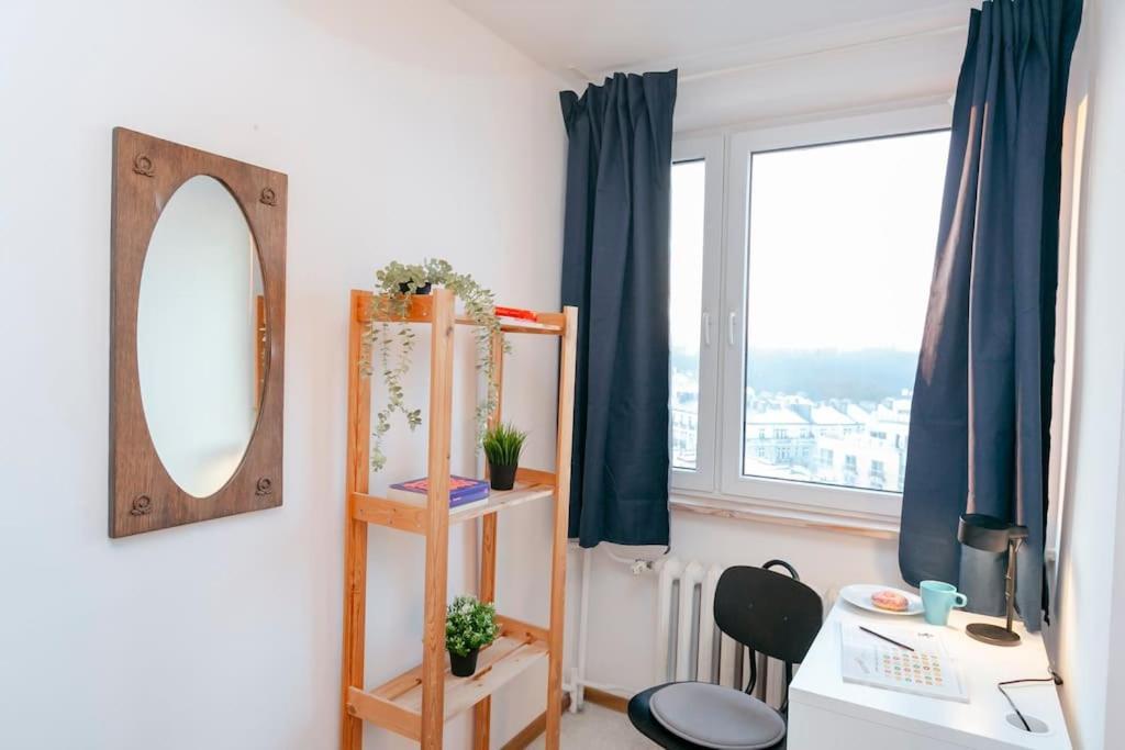 Wawaview! Studio With An Amazing View! Powisle. Varşova Dış mekan fotoğraf