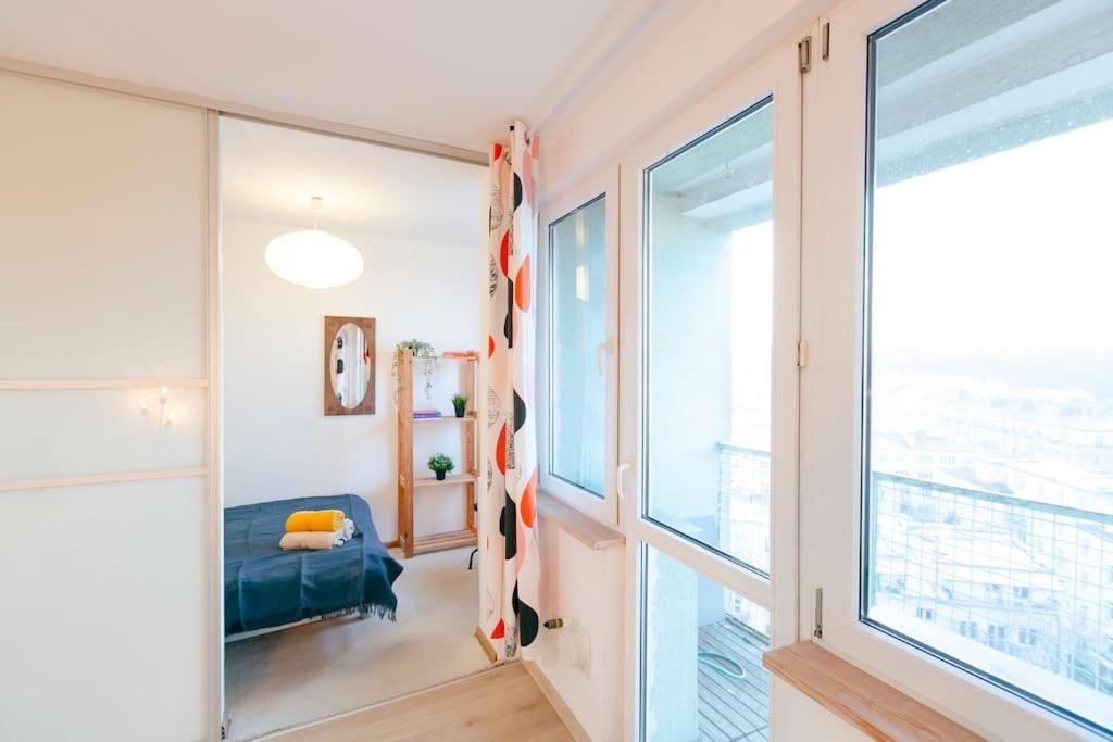 Wawaview! Studio With An Amazing View! Powisle. Varşova Dış mekan fotoğraf